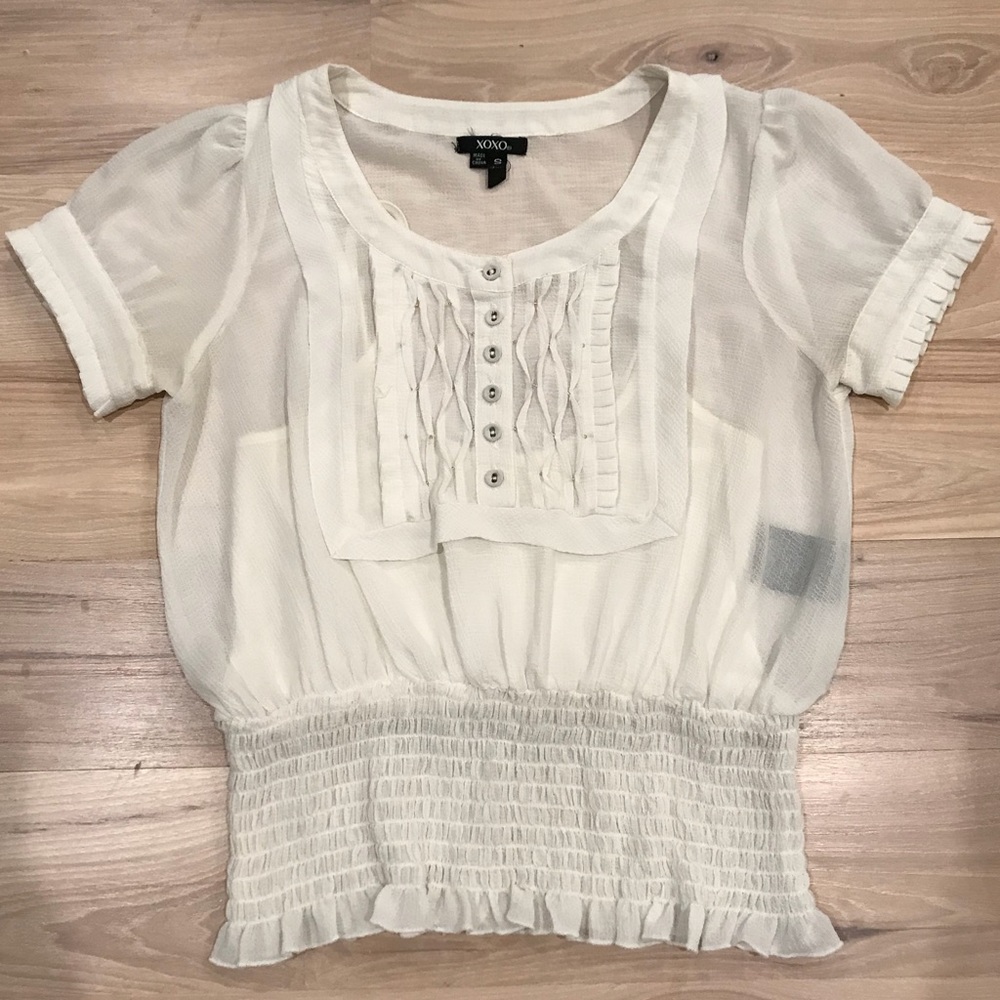 XOXO | SMOCKED TOP